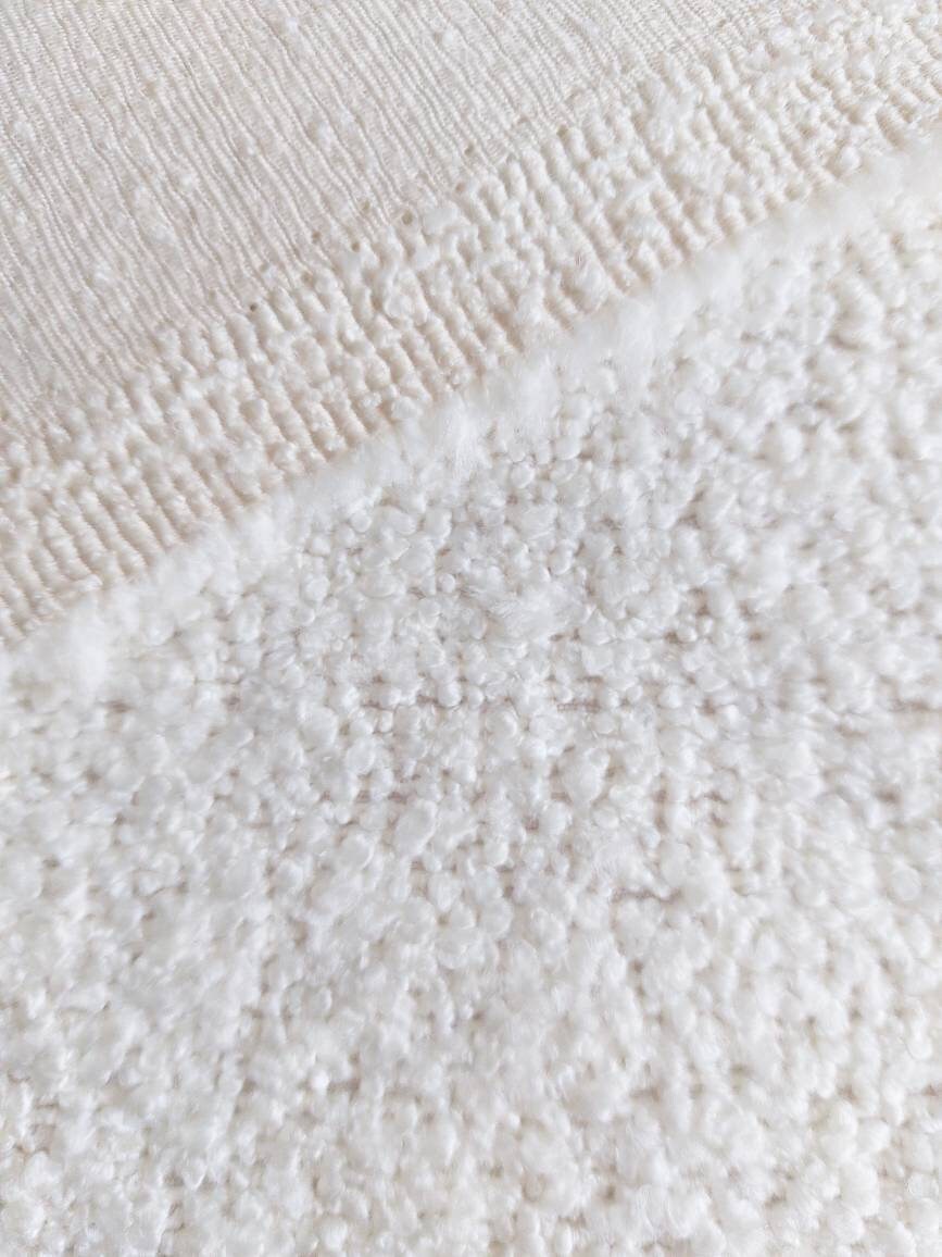 Cream Boucle Fabric by the Yard Heavy Upholstery Fabric Etsy Canada