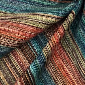 Southwestern Fabric for Home Decor By The Yard, Striped Boho Upholstery Fabric for Chair Couch Pillow, Digital Printed Fabric