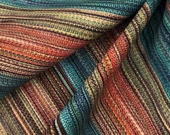 Southwestern Fabric for Home Decor By The Yard, Striped Boho Upholstery Fabric for Chair Couch Pillow, Digital Printed Fabric