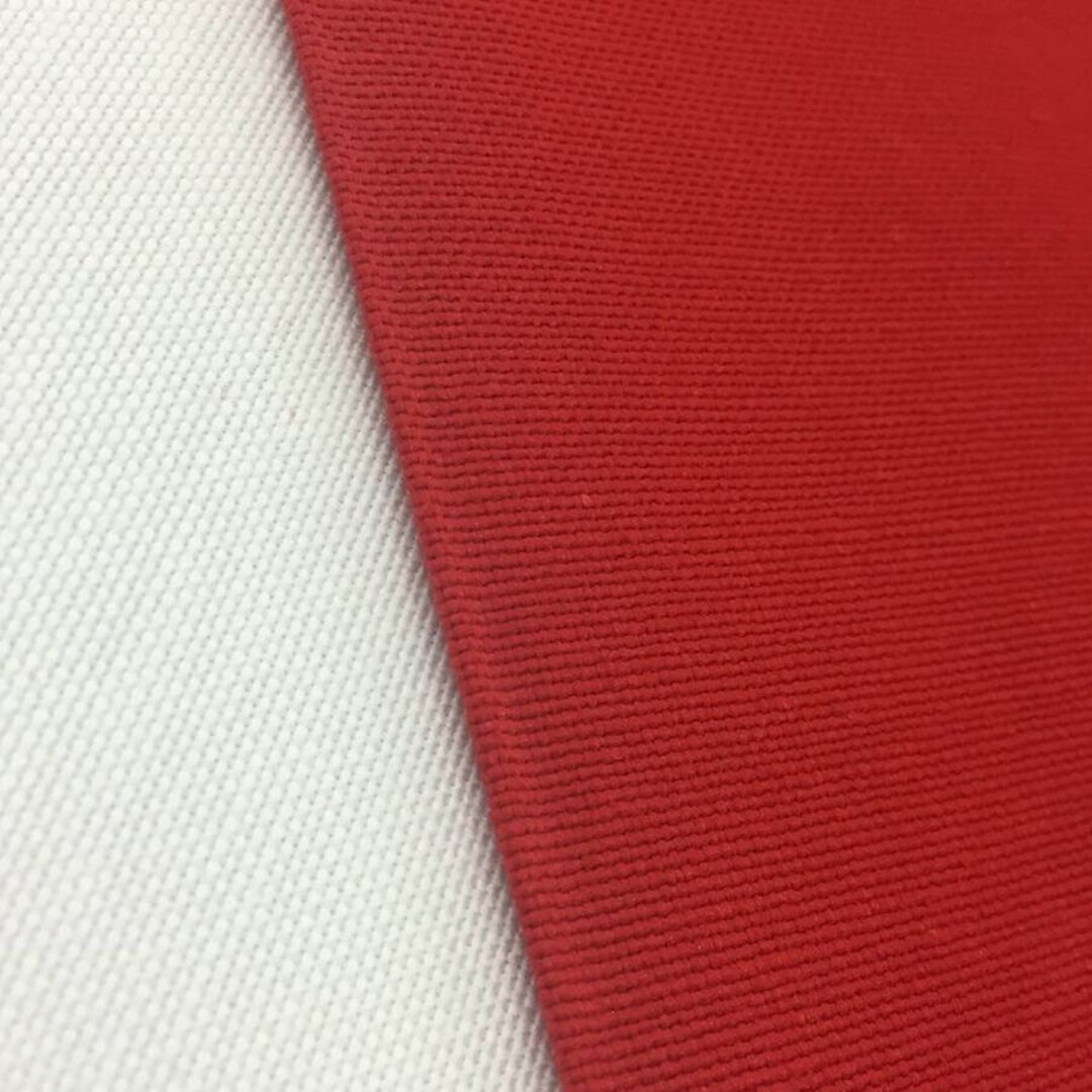 Red Cotton Canvas Fabric, Solid Upholstery Fabric by the Yard, Water