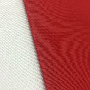 Red Cotton Canvas Fabric, Solid Upholstery Fabric by The Yard, Water Repellent Fabric for Chair Sofa Pillow
