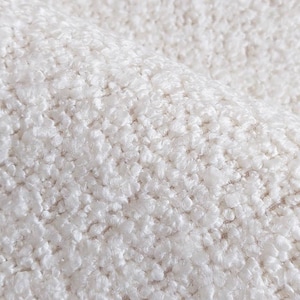 Cream Boucle Fabric By The Yard, Heavy Upholstery Fabric, Luxury Fabric for Chair Couch Throw Blanket Pillow, Woven Boucle Fabric