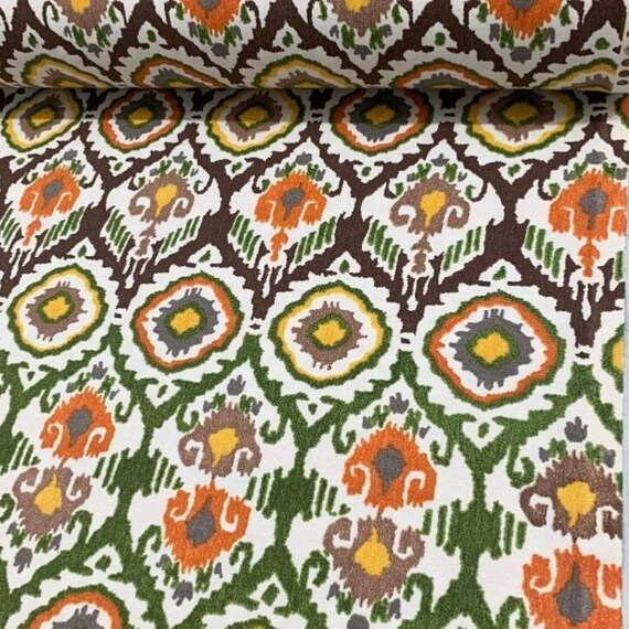 Ikat upholstery fabric deals