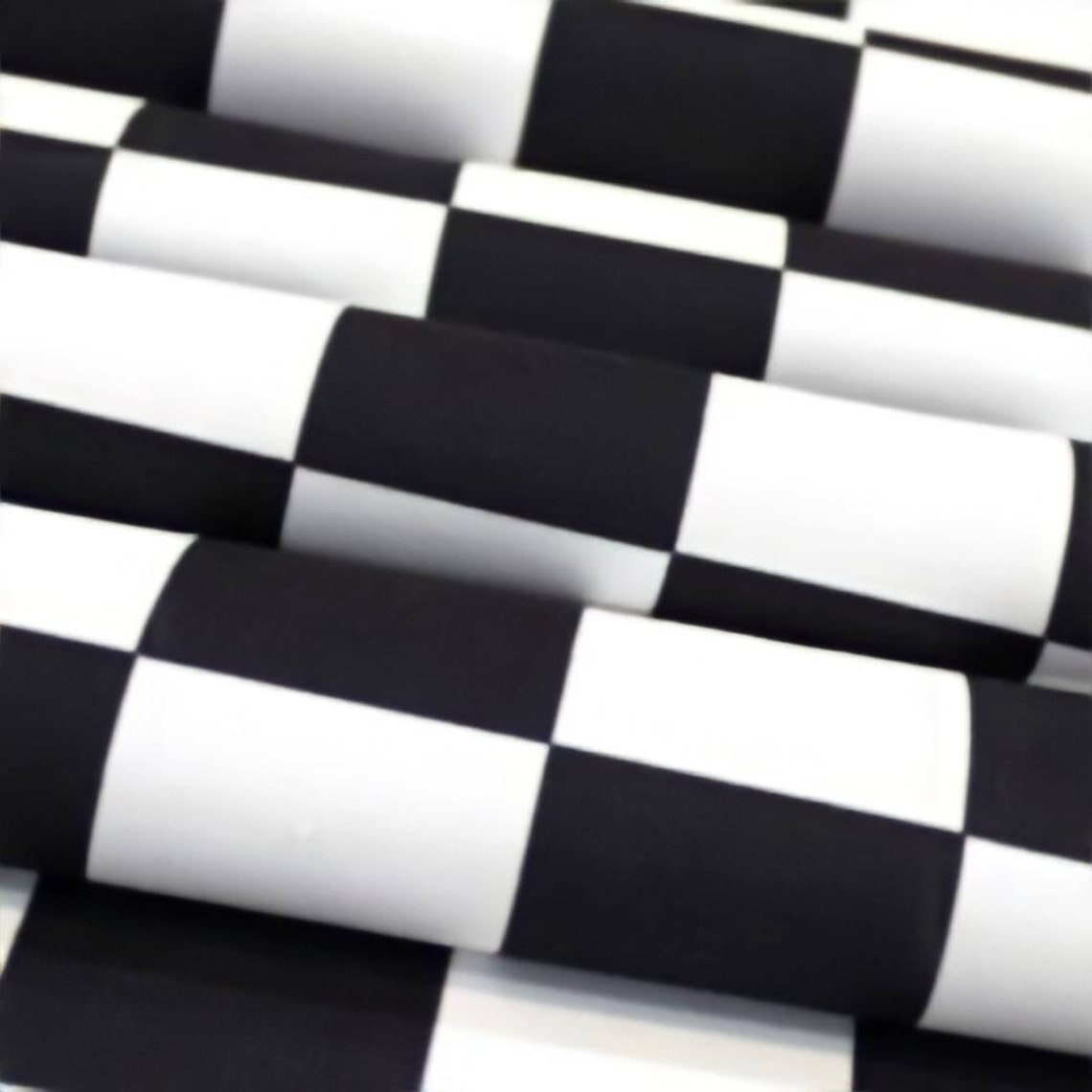 Black White Checkered Fabric Upholstery Fabric by the Yard - Etsy