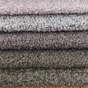 8 Color Heavy Boucle Fabric by The Yard, Luxury Woven Furnishing Fabric for Chair Couch Pillow Ottoman