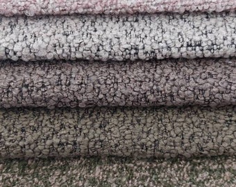 Heavy Boucle Fabric, Woven Upholstery Fabric, 75% Acrylic