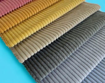 Corduroy fluwelen stof op maat gesneden, bekledingsmateriaal