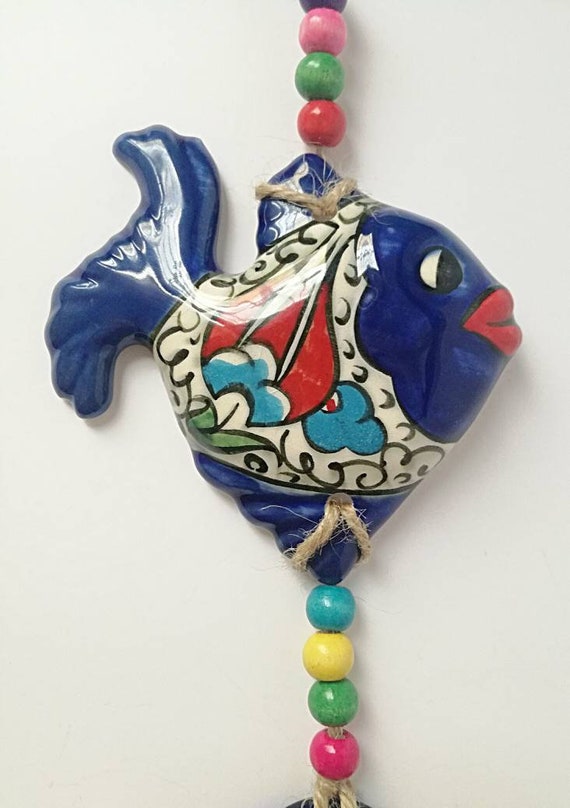 Free Shipping Evil Eye Wall Decor Fish Wall Hanging Boho Etsy