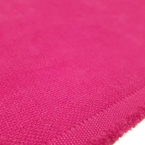 Solid Hot Pink Fabric by The Yard, Upholstery Fabric for Chair Curtain Pillow Tablecloth, Fuschia Solid Fabric for Home Decor