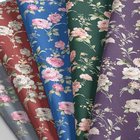 Prosa Floreale Rosso Rosa Nero Fiori Di Rosa Floreale, Giardino - Foto 3