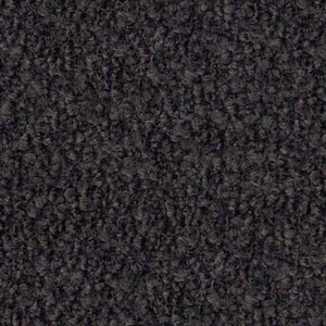 May include: Close-up of a dark gray, textured fabric with a fuzzy, looped surface.