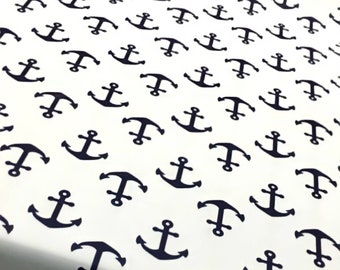 Ankerbekledingsstof, nautisch kustdecor, maritiem patroon