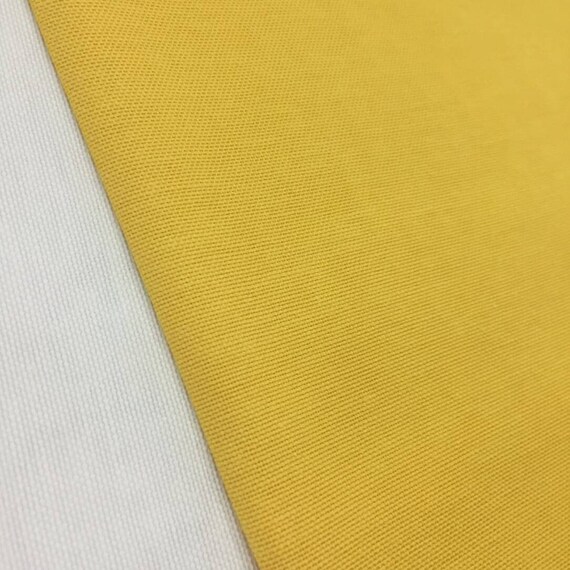 Yellow Cotton Blend Canvas Fabric, Upholstery & DIY, 70" Wide