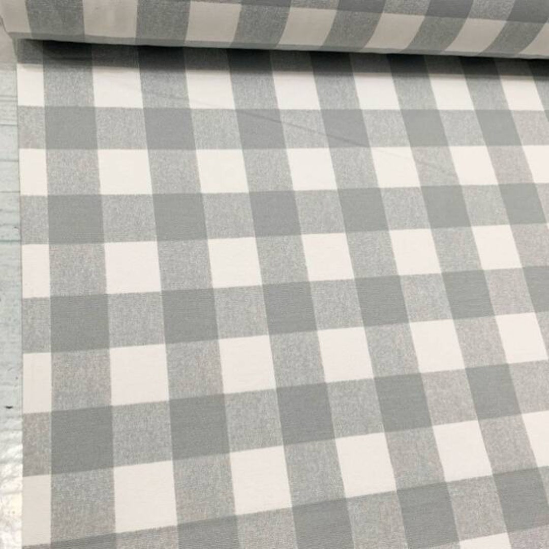 Achim Buffalo Check - Tovaglioli In Tessuto 43x43 Cm - Confezione Da 4 - Grigio - Antimacchia E Lavabili