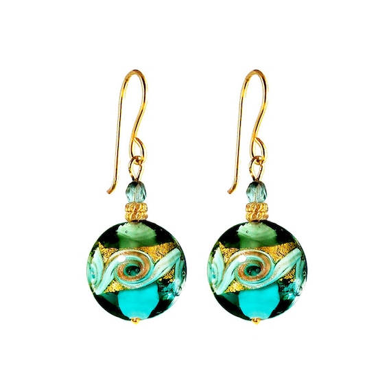Murano Glass Earrings by I Love Murano ’Venetian Wave', Murano Glass Earrings, Murano Earrings, Venetian Earrings