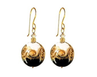Murano Glass Earrings by I Love Murano ’Venetian Wave', Murano Glass Earrings, Murano Earrings, Murano Glass Gift, Glass Earrings