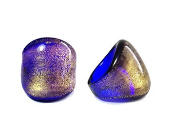 Murano Glass Ring 'Blue Lapis Dome' by I Love Murano, Murano Glass Ring, Murano Glass Jewelry, Glass Ring, Glass Rings, Blue Glass Ring
