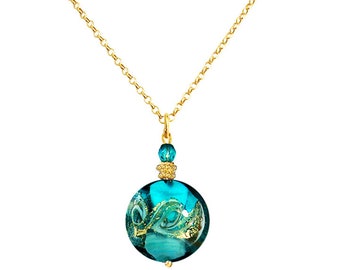 Murano Glass Bead Necklace 'Venetian Wave' by I Love Murano, Murano Glass Necklace, Murano Glass Jewellery, Murano Glass Bead, Murano Glass