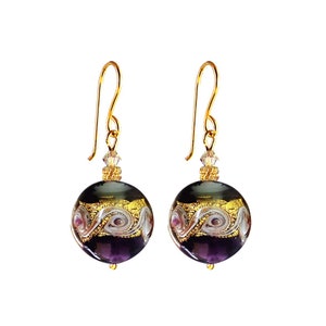 Murano Glass Earrings by I Love Murano ’Venetian Wave&#39;, Murano Glass Earrings, Murano Earrings, Venetian Earrings