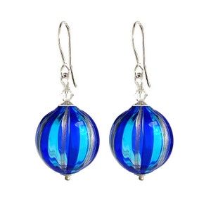 Murano Blown Glass Earrings by I Love Murano ’Onda’, Murano Glass Earrings, Blown Glass Earrings, Murano Glass Jewelry, Murano Glass