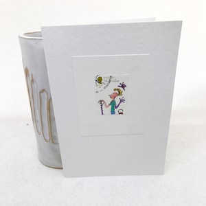 Vari libri britannici per bambini (2) cartoline con francobolli, fatte a mano, *Spedizione GRATUITA su 3 o più carte!!** Offerta solo nel Regno Unito
