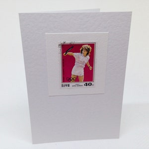 Verschiedene Sport-Briefmarkenkarten, handgemacht, **GRATIS Porto auf 3 oder mehr Karten!** Angebot nur UK