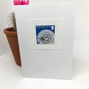 Varias tarjetas con sellos postales de juguetes para niños, hechas a mano. **¡Envío GRATIS en 3 o más tarjetas!** Oferta solo para el Reino Unido