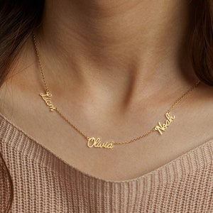 Mothers Gifts, Mom Necklace, Gift For Mother, Mom Necklace With Kids Names, Children Name Necklace For Mom, Necklace For Mom, Birthday Gift