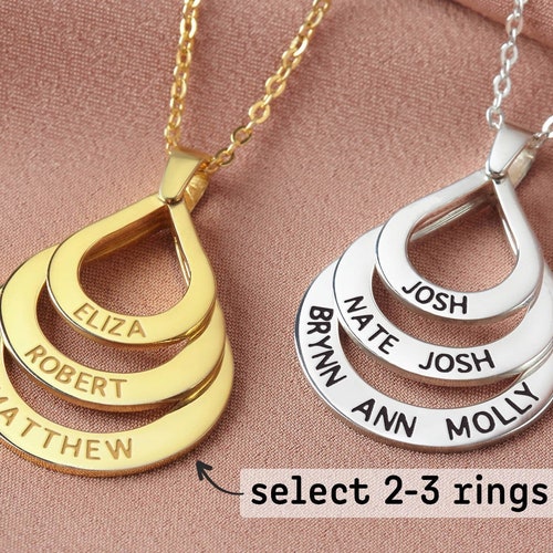 Grammy Necklace Grandkids Name Necklace 
