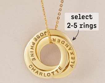 Mom Of 3 Necklace, Birthday Gift For Mom, Childrens Name Necklace, Grandma Necklace, Custom Mother Jewelry, Name Necklace For Mom