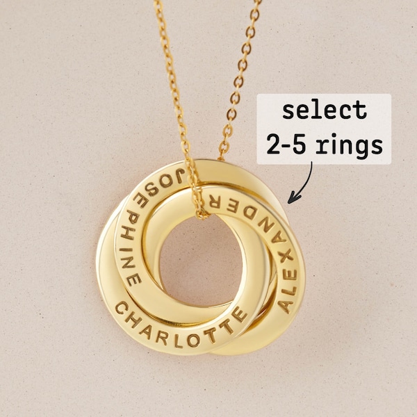 Collar para mamá de 3, regalo de cumpleaños para mamá, collar con nombre para niños, collar para abuela, joyería personalizada para madres, collar con nombre para mamá