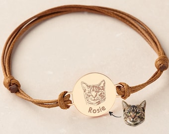 Personalized Dog Gifts, Pet Portrait Gift, Pet Portrait Bracelet, Cat Loss Jewelry, Dog Mom Bracelet, Memorial Pet Bracelet