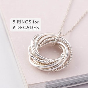 9 ring necklace sale