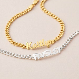 Pulsera para niña, regalos para niñas pequeñas, joyas para niños, regalos para niños, joyas para niñas pequeñas, pulsera personalizada con nombre para niños