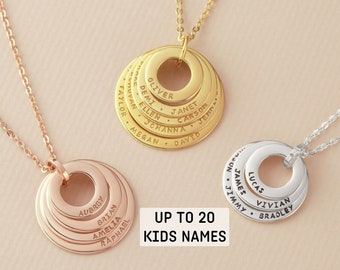 Grandmother Gift Personalized, Nana Mothers Day Gift, Gift Grandmother Jewelry, Grandchildren Name Necklace, Grandmom Gift With Kids Names