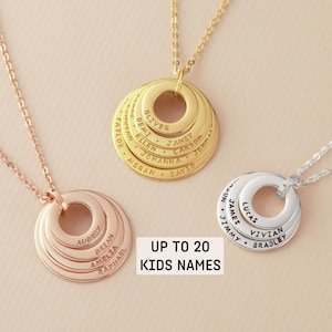 Grandmother Gift Personalized, Nana Mothers Day Gift, Gift Grandmother Jewelry, Grandchildren Name Necklace, Grandmom Gift With Kids Names