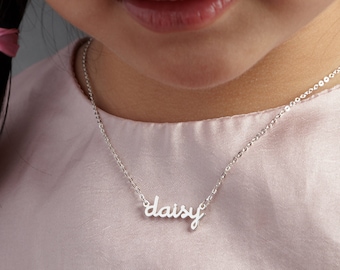 Necklace For Young Girl, Daughter Necklace, Teen Girl Name Necklace, Gifts For Girl, Niece Jewelry, Gift For Teen Girl