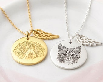 Verlust der Katze Geschenk - Haustier Verlust Schmuck - Haustier Sympathie Geschenke - Haustier Erinnerung Schmuck - Gedenkschmuck Haustier Schmuck - Hundeverlust Halskette