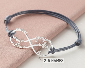 Grandma Bracelet • Mother In Law Gift • Personalized Grammy Christmas Gift • Grandmother Jewelry • Gifts From Grandchildren • Grandma Gift