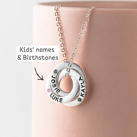Jewelry mom children's birthstones sale