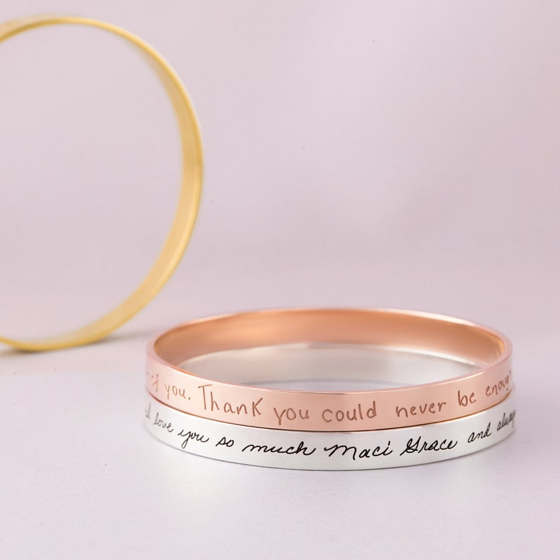 Memorial Handwriting Jewelry Grandmother Jewelry Memorial Etsy
