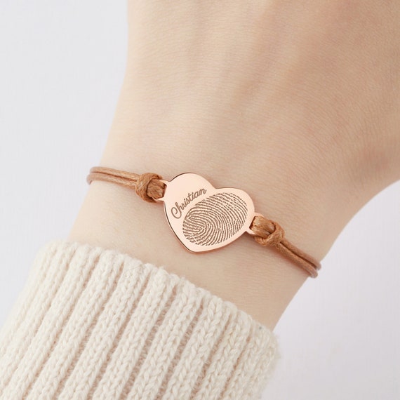 Fingerprint bracelet sales