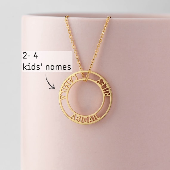 KAREN 18ct Gold Plating Necklace With Name Identity Appreciation Xmas Gifts