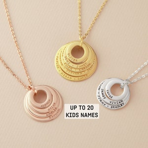 Grandma Necklace, Grandmother Jewelry, Mothers Day Gift For Nana, Grandchildren Name Necklace, Grandma Gift, Necklace Gift image 2