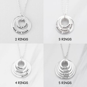 Grandma Necklace, Grandmother Jewelry, Mothers Day Gift For Nana, Grandchildren Name Necklace, Grandma Gift, Necklace Gift image 6