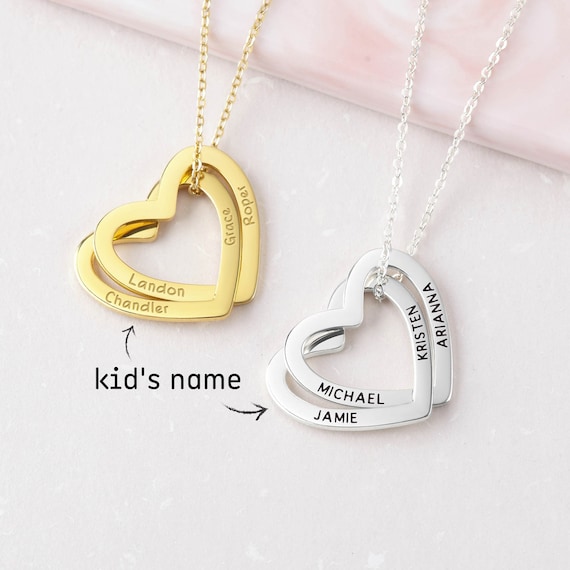 Mothers Day Gifts for Mom from Daughter, Heart Initial Necklaces for Teen  Girls | eBay
