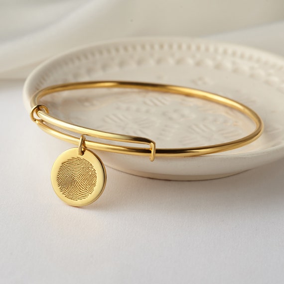 Fingerprint store jewelry bracelet