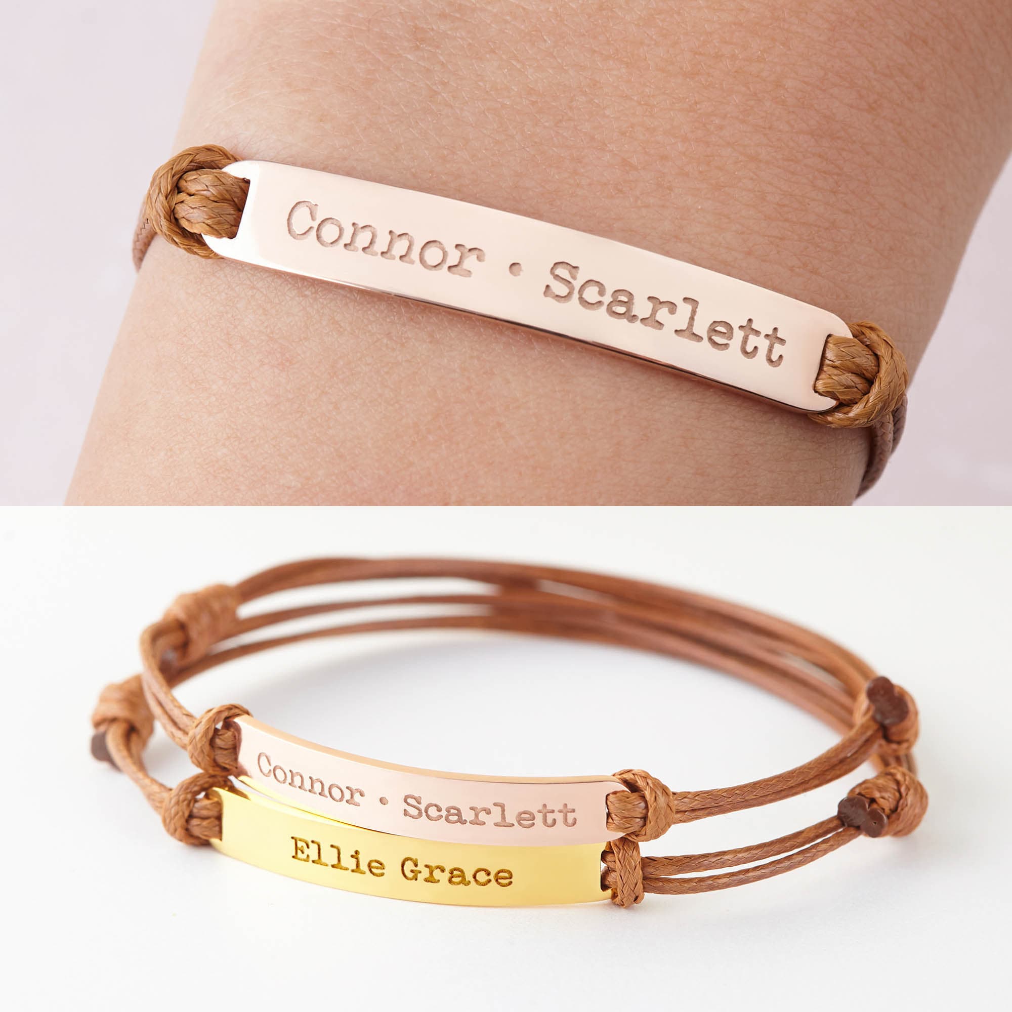 baby name bracelet for mom