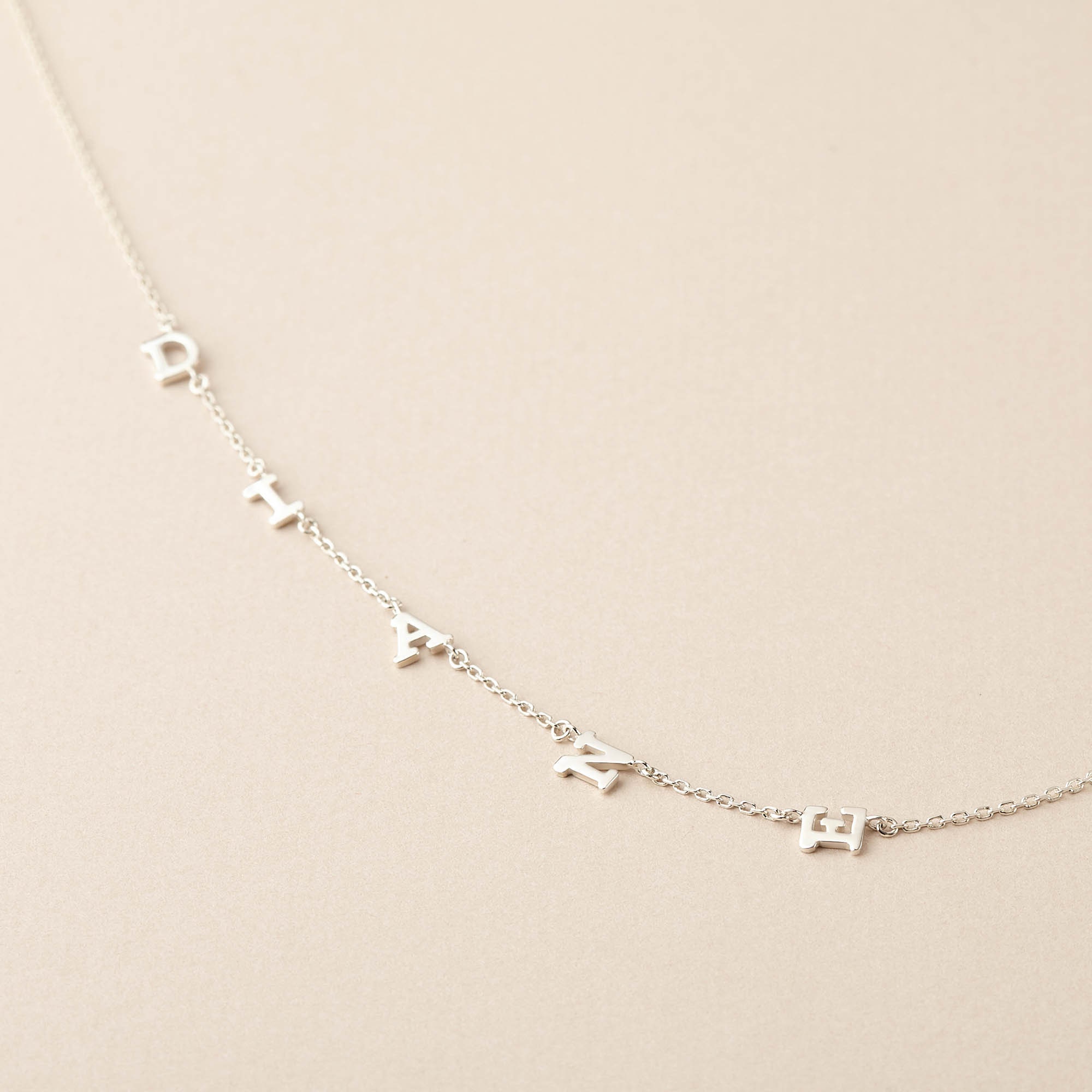 Children Initials Necklace Kids Initial Jewelry For Mom Etsy