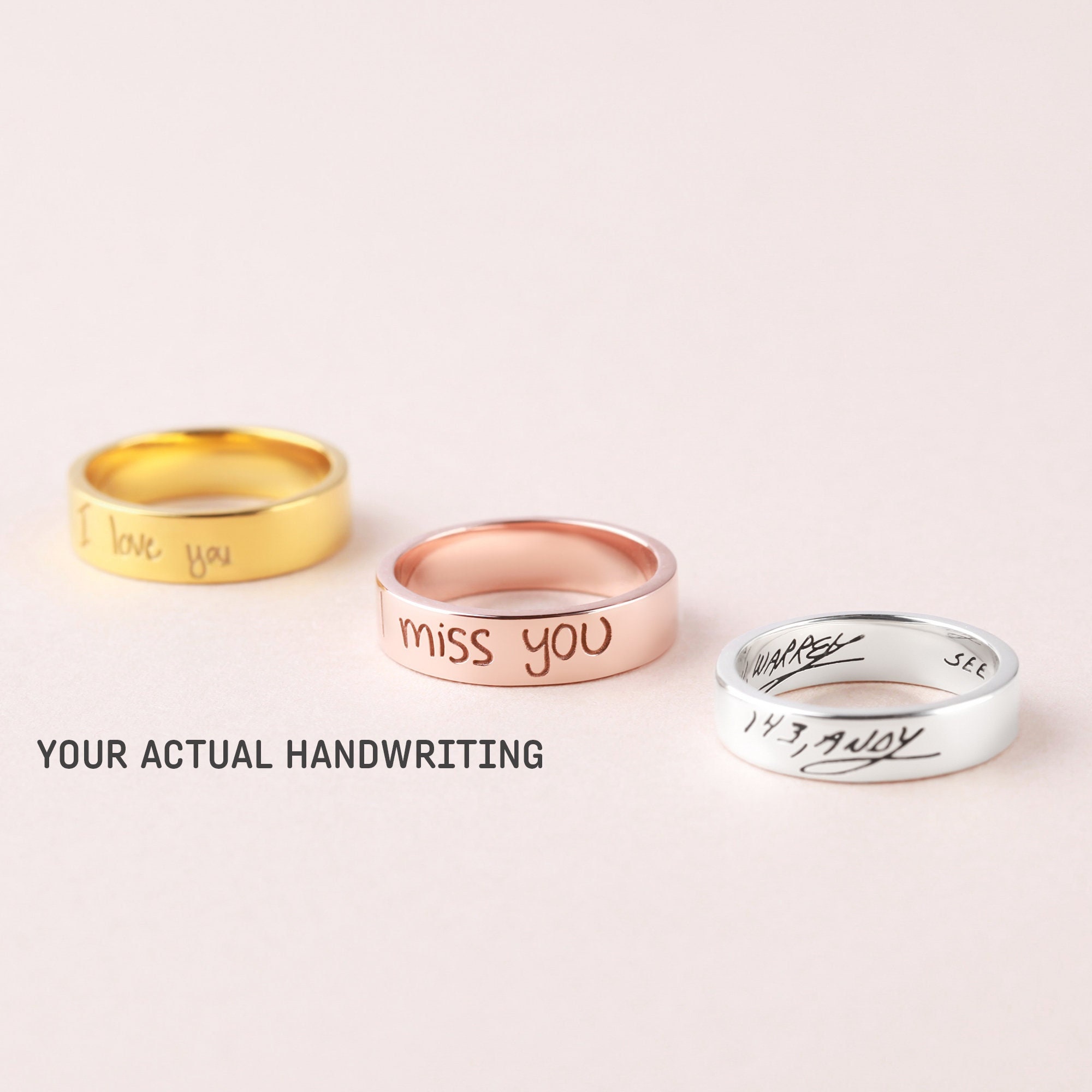 Handwriting Jewelry Silver Handwriting 